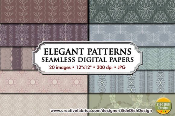Elegant Patterns Digital Papers