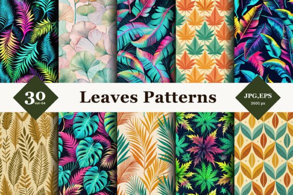 Leaves Seamless Patterns 04: A Practical Guide to Choosing and Using Nature-Inspired Design Assets
