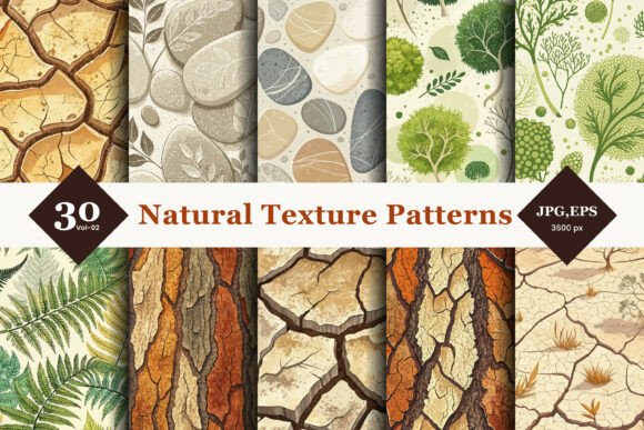 Natural Texture Seamless Patterns 02: A Practical Review for Designers and Creators