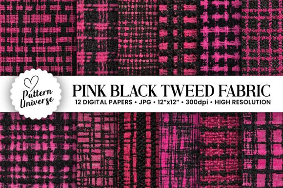 Unlocking Creativity with Pink Black Tweed Fabric Patterns: A Comprehensive Guide to Digital Crafting